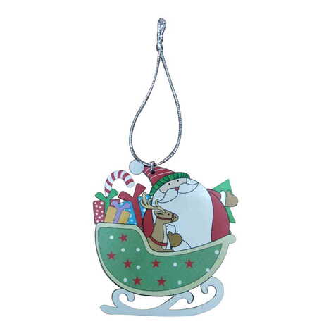 Christmas Themed Customised Wooden Christmas Ornament - 9