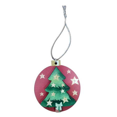 Christmas Themed Customised Wooden Christmas Ornament - 10