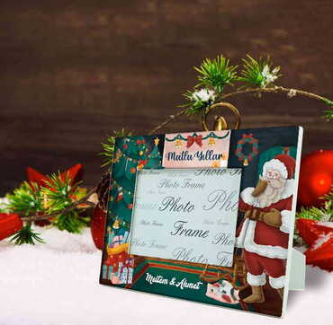 Christmas Themed Epoxy Photo Frame Travel Souvenir 10x15 Cm - 4