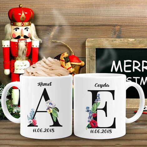 Christmas Themed Customised Porcelain Souvenir Travel Mug 80x95 mm - 2