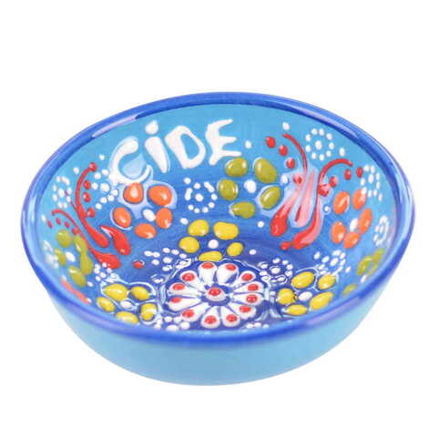 City Themed Turkish Ceramic Relief Bowl 8 cm - 3