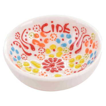 City Themed Turkish Ceramic Relief Bowl 8 cm - 11