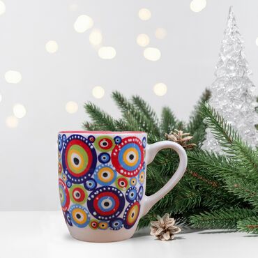 Wholesale Custom Embossed Evil Eye Cloud Mug - 4