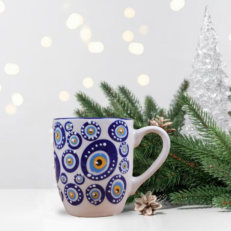 Wholesale Custom Embossed Evil Eye Cloud Mug - 6