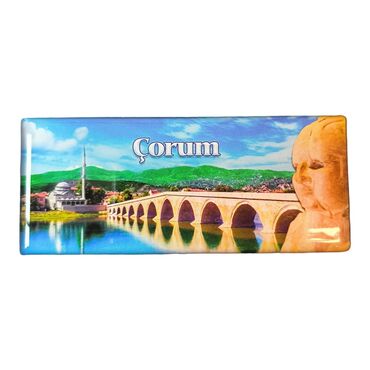 Corum Themed Epoxy Dome Panaromic Souvenir Fridge Magnet 120x50 cm - 2