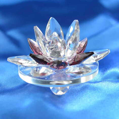 Crystal Colored Candle Holder Medium Size - 3