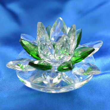 Crystal Colored Candle Holder Medium Size - 4