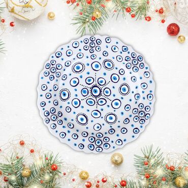 Wholesale 30 Cm Embossed Plate Evil Eye - 4