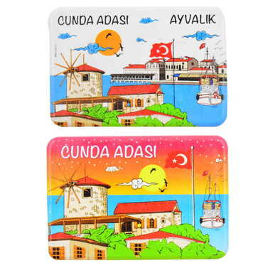 Toptan Cunda Temalı Uv Baskılı Magnet 80x50 mm - 3