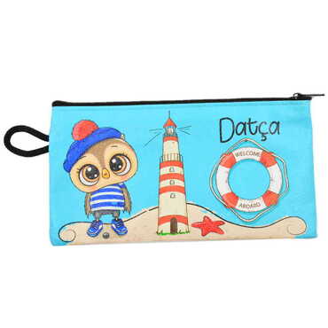 Datca Themed Turkish Woven Wallet 183x97x8 mm - 4