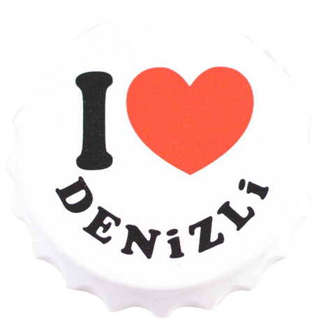 Denizli Themed Customised Uv Printed Bottle Cap Shaped Plastic Base Bottle Opener 63x15 mm - 3