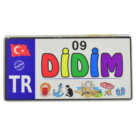 Toptan Didim Temalı 3D Resimli Ahşap Magnet - 6