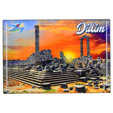 Toptan Didim Temalı Myros Dikdörtgen Magnet 80x55 mm - 6