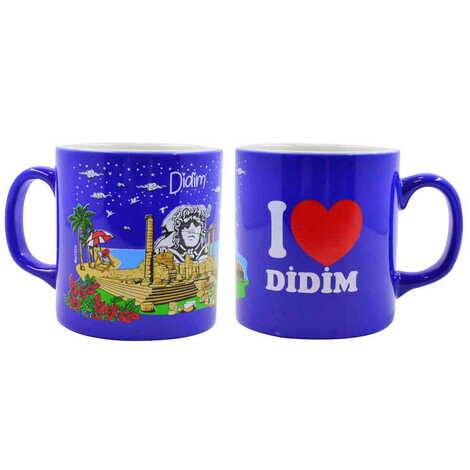 Didim Themed Customised Serigraphy Printed Ceramic Mug 82x90 mm - 8