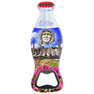 Didim Themed Customised Uv Printed Coca Cola Bottle Shape Plastic Base Bottle Opener 42x120 mm - 4