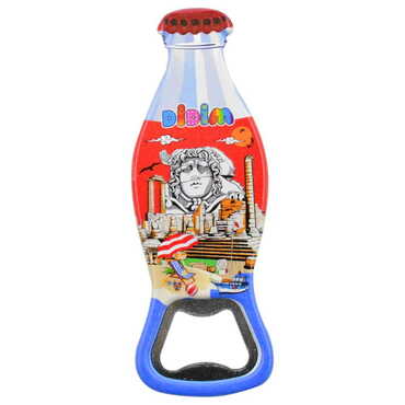 Didim Themed Customised Uv Printed Coca Cola Bottle Shape Plastic Base Bottle Opener 42x120 mm - 5