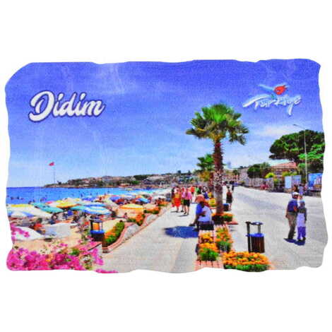 Didim Themed Customised UV Printed Plastic Base Mosaic Pattern Rectangle Fridge Magnet 80x50 mm - 8