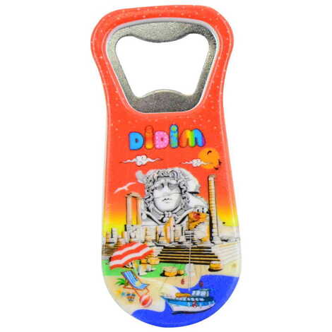 Didim Themed Customised Uv Printed Plastic Base Plastic Base Bottle Opener 95x43 mm - 6