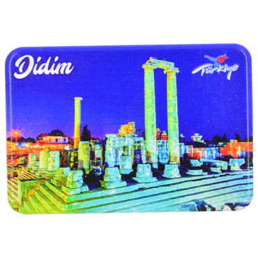 Didim Themed Customised UV Printed Plastic Base Rectangle Fridge Magnet 80x50 mm - 4