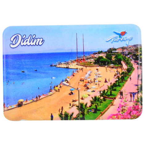 Didim Themed Customised UV Printed Plastic Base Rectangle Fridge Magnet 80x50 mm - 8