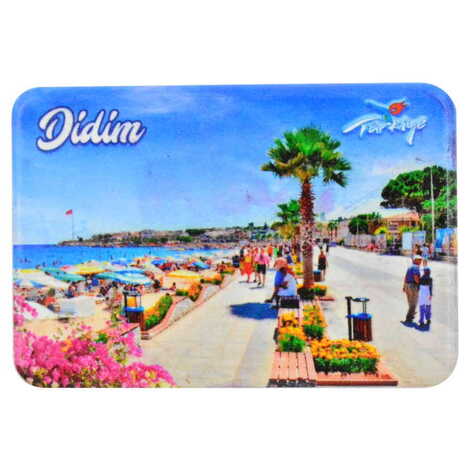 Didim Themed Customised UV Printed Plastic Base Rectangle Fridge Magnet 80x50 mm - 9