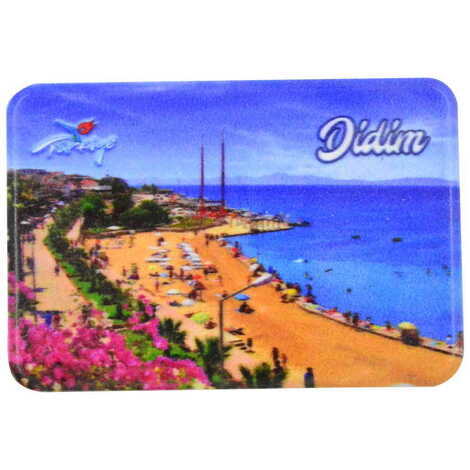 Didim Themed Customised UV Printed Plastic Base Rectangle Fridge Magnet 80x50 mm - 11