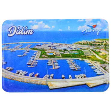 Didim Themed Customised UV Printed Plastic Base Rectangle Fridge Magnet 80x50 mm - 13