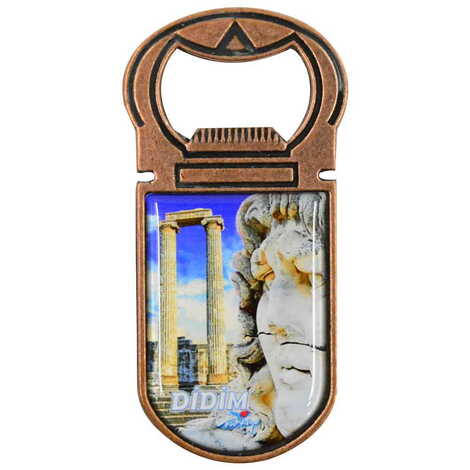 Didim Themed Customizable Metal Magnetic Bottle Opener 40x95 mm - 4