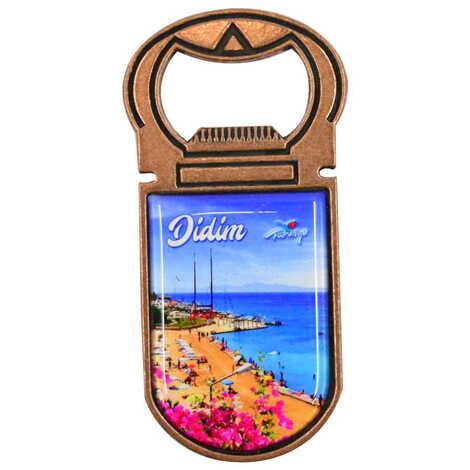 Didim Themed Customizable Metal Magnetic Bottle Opener 40x95 mm - 5