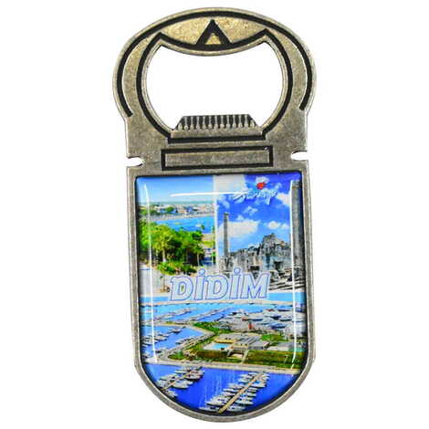 Didim Themed Customizable Metal Magnetic Bottle Opener 40x95 mm - 6