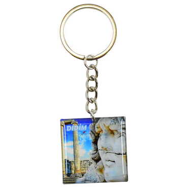 Didim Themed Double Face Printed Epoxy Keychain - 5