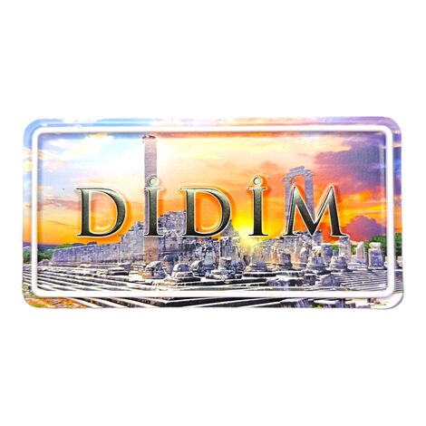 Didim Themed Embossed Pvc Oppression Fridge Magnet - 5