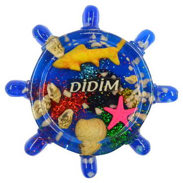 Didim Themed Transparent Polyester Photo Fridge Magnet - 7