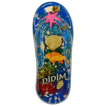 Didim Themed Transparent Polyester Photo Fridge Magnet - 17