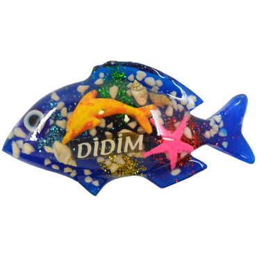 Didim Themed Transparent Polyester Photo Fridge Magnet - 19