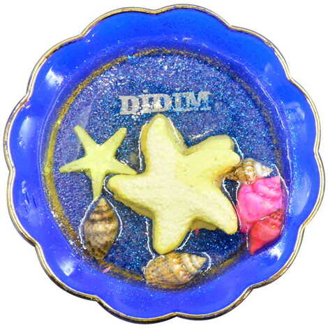 Didim Themed Transparent Polyester Plate Shaped Fridge Magnet - 5