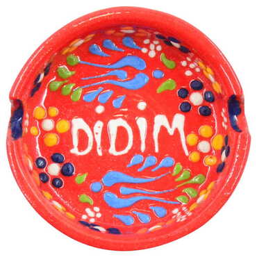 Didim Themed Turkish Ceramic B Serie Ashtray Small Size - 4