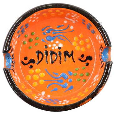 Didim Themed Turkish Ceramic B Serie Ashtray Small Size - 5