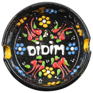 Didim Themed Turkish Ceramic B Serie Ashtray Small Size - 6