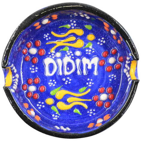 Didim Themed Turkish Ceramic B Serie Ashtray Small Size - 7