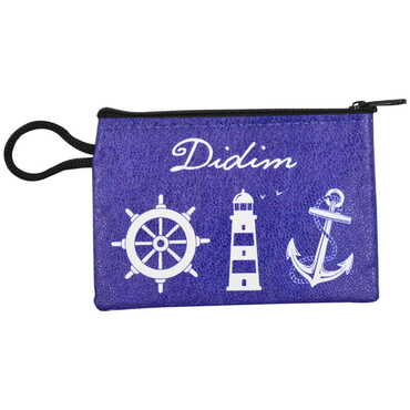 Didim Themed Turkish Woven Wallet 113x80x8 mm - 5