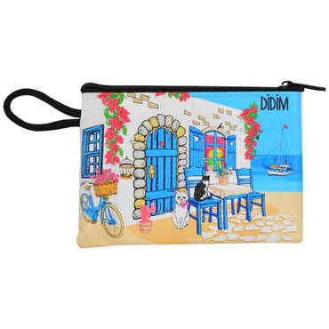 Didim Themed Turkish Woven Wallet 113x80x8 mm - 7