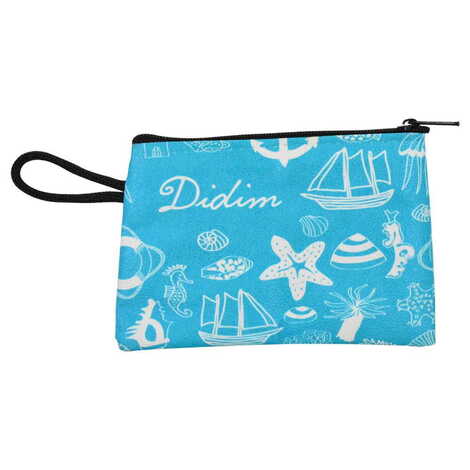 Didim Themed Turkish Woven Wallet 113x80x8 mm - 8