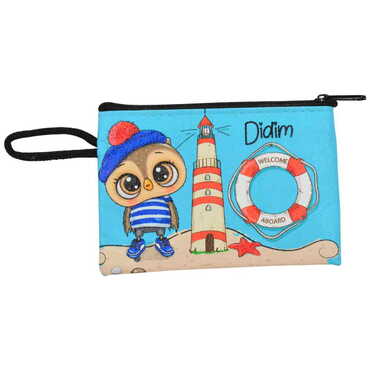 Didim Themed Turkish Woven Wallet 113x80x8 mm - 9