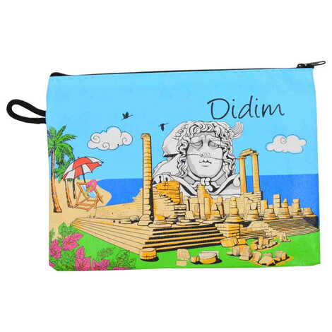 Didim Themed Turkish Woven Wallet 215x155x8 mm - 4