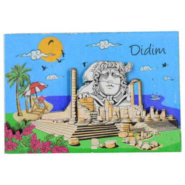 Didim Themed Wooden Customised 2D Souvenir Fridge Magnet - 7