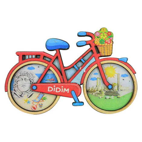 Didim Themed Wooden Customised 2D Souvenir Fridge Magnet - 13