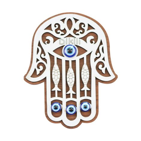 Dikili Themed Wooden Engraved Souvenir Fridge Magnet - 9