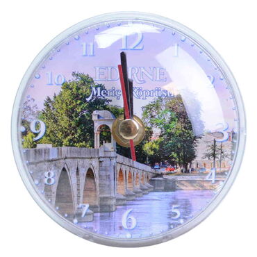 Toptan Edirne Temalı Myros Plastik Saat Magnet - 6