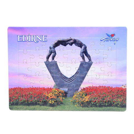 Toptan Edirne Temalı Uv Baskılı Puzzle 130x180 mm - 4